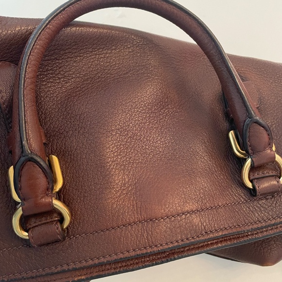 PRADA BROWN DEERSKIN LARGE TOTE BAG - Picture 7 of 10